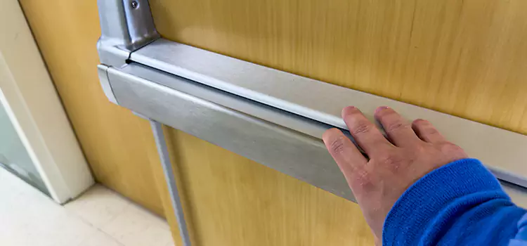 Installing a Push Bar on a Door Tyler